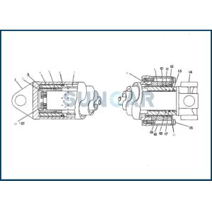 CA3J4460 3J-4460 3J4460 Dust Seal Type A-Single lip wiper ring for C-A-T