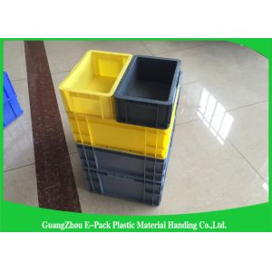 Customized Large Plastic Storage Containers , Warehouse Stackable Plastic Boxes