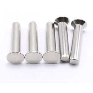 China 18-8 Flat Head Stainless Steel Solid Rivets , Countersunk Head Solid Rivet on sale