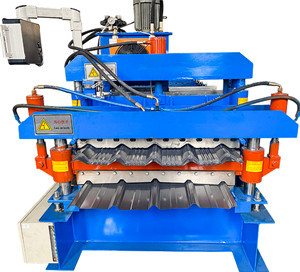 China Delta PLC 15-20m/Min Speed Double Layer Roll Forming Machine User Friendly Design on sale