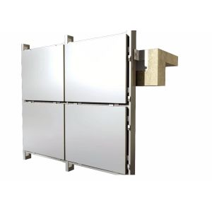 Building Facade System Aluminum Veneer Cladding Material / Non - Combustible