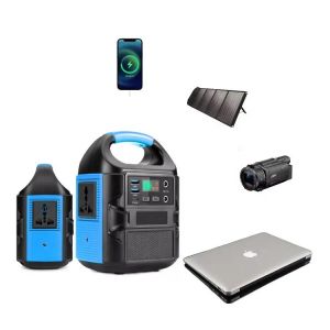 Small Size 100W Mobile Power Station With Solar Panel USB/DC Output
