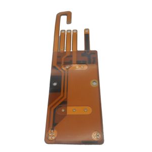 Yellow Solder Mask PET Material 0.2mm Flex PCB Board