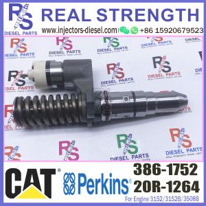 China Diesel spare parts fuel injector 20r1264 144-5665 386-1752 250-1300 for caterpillar 3508B 3512B 3516B engine injector on sale