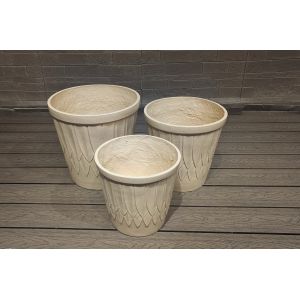 Indoor Hotel Garden Home Reinforced Clay Planter With Drainage Holes And Built