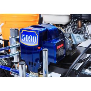 Putian Airless Paint Road Line Marking Machine With Simple Guide Mark System