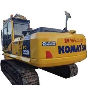 Cheap Original Shape and Painted Used Komatsu PC220 Excavator with Good Performance in 2016 for sale