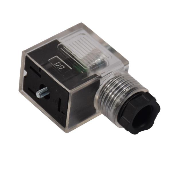 Quality 11mm Solenoid Valve Connector Equivalent Waterproof IP65 DIN 43650 EN175301 wholesale
