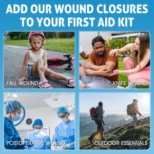 PWF1001 Flexible Fabric Bandages Wound Closure Device 4PCS