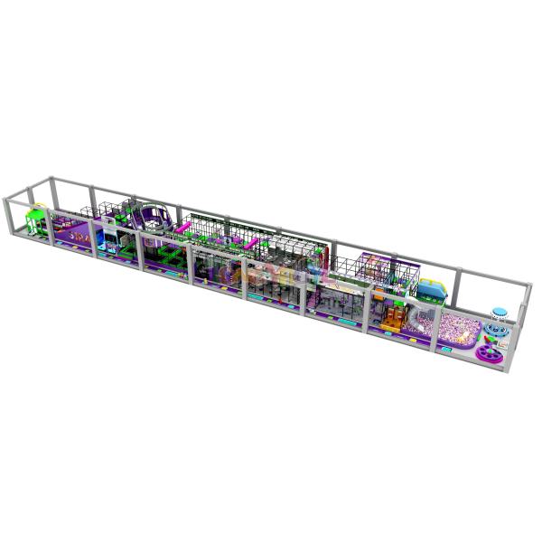 Customizable Ninja Indoor Playground Unisex Commercial Indoor Playgrounds OEM