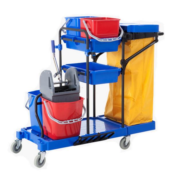 Quality China Customize multifunctional high quality plastic push medical cart wholesale