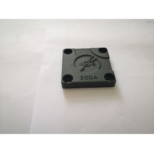 China Pickling Surface Powder Coating End Cap Aluminum Die Casting Parts on sale