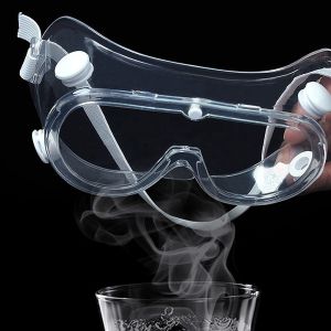 Cheap Plastic Disposable Safety Goggles Anti Fog Transparent Side Shield for sale