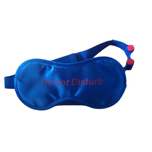 Quality Firm Satin Sleep Blindfold Eye Mask Receive Customization On Design / Logo With Earplugs wholesale