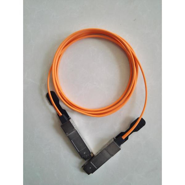Quality Orange 40GB Fiber Cable QSFP+AOC Compliant With Optical Transceiver Module wholesale