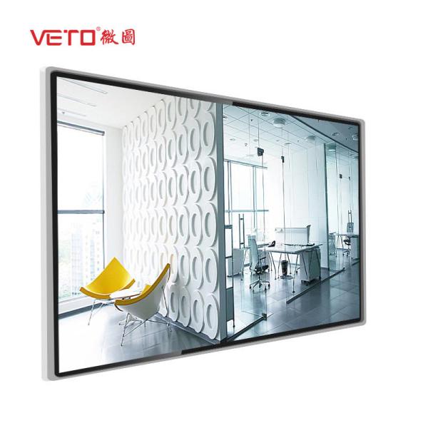 Quality 50 Hz - 60 Hz Wall Mounted Digital Signage Touch Screen Wide Viewing Angle wholesale