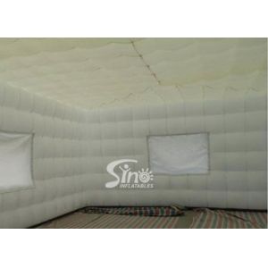 outdoor party or events white inflatable cube tent with removable windows N