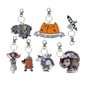 Promotion Gift Engraved Acrylic Keychain , Custom Plastic Acrylic Football