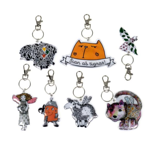 Promotion Gift Engraved Acrylic Keychain , Custom Plastic Acrylic Football