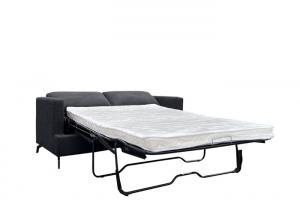 China 80cm Sofa Bed Grey Fabric Metal Leg Folding Sofa Bed Armchair Sleeper Fabric Lazy Sofas on sale