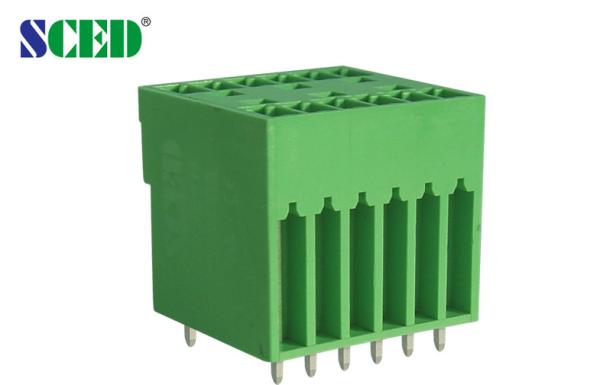 3.81mm Double Levels Pluggable Terminal Block Header For PCB , Male Sockets 2*2P