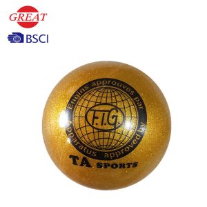 China 19cm Gloden Rhythmic Gymnastics Ball , PVC Pastorelli Ball Anti Blast on sale