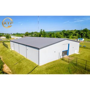 China Expandable Steel Structure Building with Q345 and Q235 Steel for Customized Industrial Workshops on sale