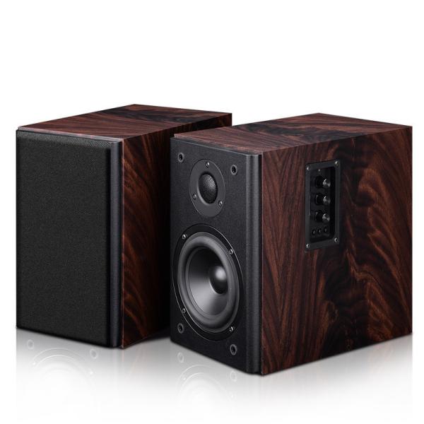 40W Bookshelf Speaker with Enhanced Bass and Treble High Density Sheet Cabinet