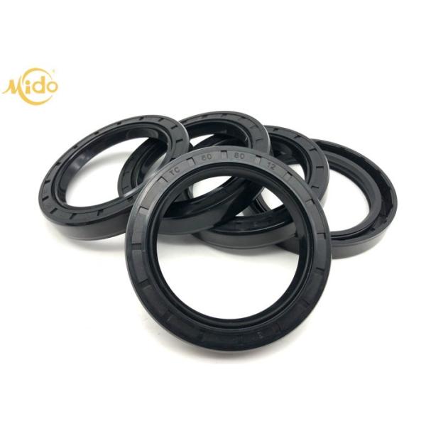 Quality Black TC 60 80 12 Rubber Oil Seal For Transmission wholesale