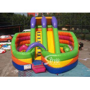 6x6m millenmium kids inflatable slide with obstacles N tunnel for outdoor