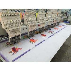 6 Head Computerized Same Feiya Embroidery Machine Price for Tshirt Hat Flat