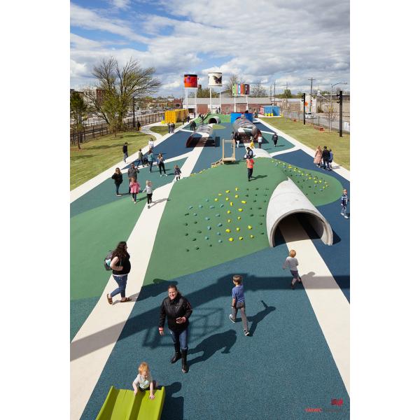 SCULPTURE of Outdoor Children's Playground Construction and Park Amusement Facilities