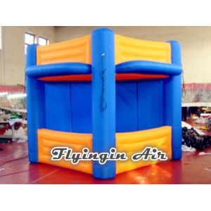 Customized Square Blue Inflatable Trade Show Tents for Advertisement