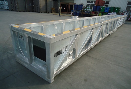 Maximum Payload 12000KGS 39ft to 76ft Galvanized LR Certified DNV 2.7-1 Standard Open Top DNV Offshore Cargo Basket