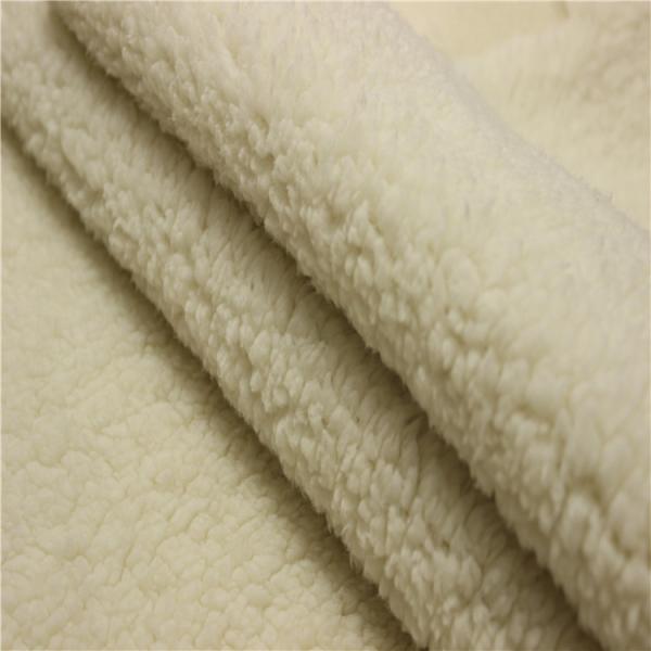 Quality 100% polyester sherpa fleece fabric wholesale