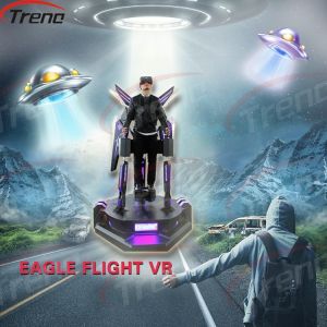 Exciting Interactive 360 Degree Stand Up Flight VR Simulator / Virtual Reality