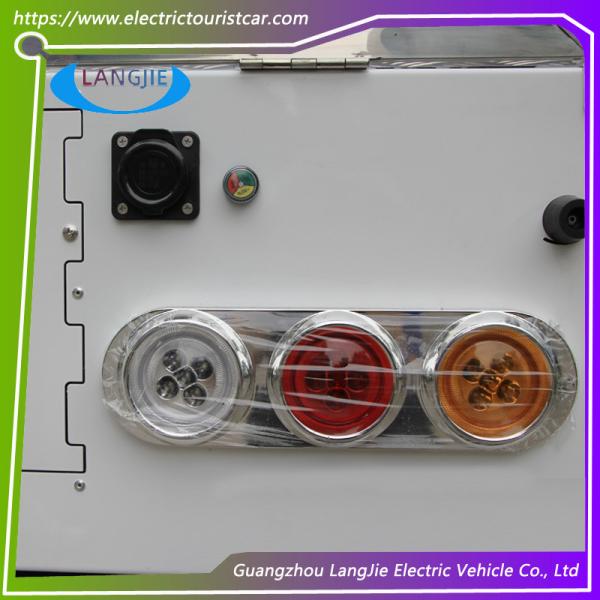 2 Passengers Golf Food Cart Loading 900kgs AC Motor Electric Freight Car For Factory