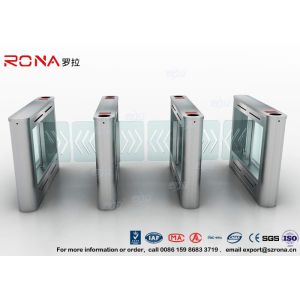 Pedestrian Access Security Swing Barrier Gate Anti - Pinch Mechanical Structure