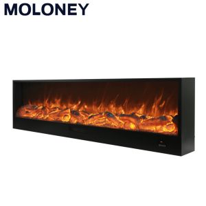180cm Wall-mouned and Recessed Fireplace Indoor Decoration with Adjustable Flame
