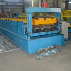 Steel Deck Floor Roll Forming Machine 50Hz Roofing Sheet Roll Forming Machine