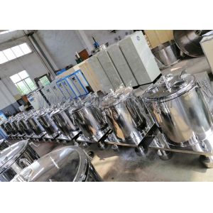 Model PPTD Top Discharging Centrifuge For Ground Plant Washing With Alcohol