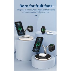 3 In 1 Fast Magnetic Wireless Charger Multifunctional 25W