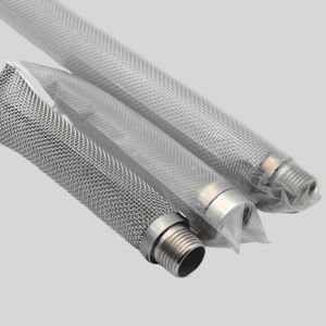 304 316 Stainless Steel Wire Mesh Bazooka Screen Customized Size