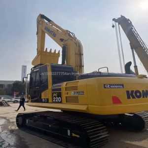 Japan Used Komatsu PC220 Excavator with Original Hydraulic Pump and 22 Ton
