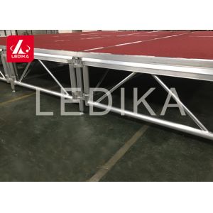 Cuttable Horizontal Removable Aluminum Stage Platform 380v Led 2000×1200×250 mm