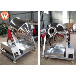 SS304 Stainless Steel Feed Grinder Mixer , Drum Shaped Powder Animal Feed Mixer