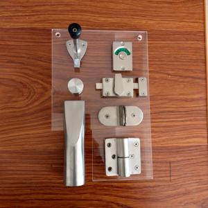 Cheap Cubicle Partition Metal Bathroom Accessories Ss304 Toilet Cubicle Hardware for sale