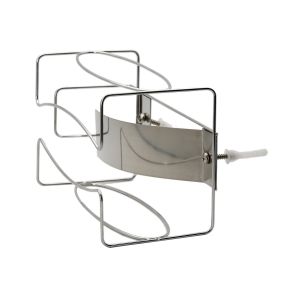 2 Hooks SS304 Rubber Glove Box Holder With Spring Tongue