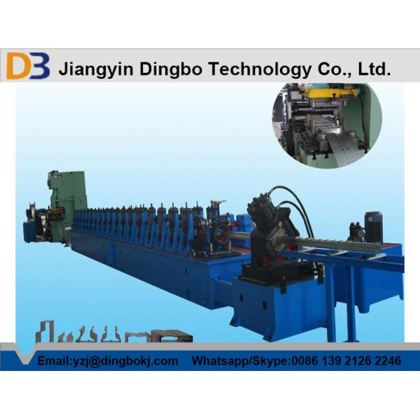 Quality Cutting Blade Cr12 Rack Upright Roll Forming Machine With 22kw 380V 50Hz wholesale