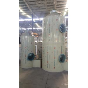 Cheap Automatic Continuous Temperature Controlled Tower Spray Exhaust Gas Scrubber / Exhaust Scrubber for sale